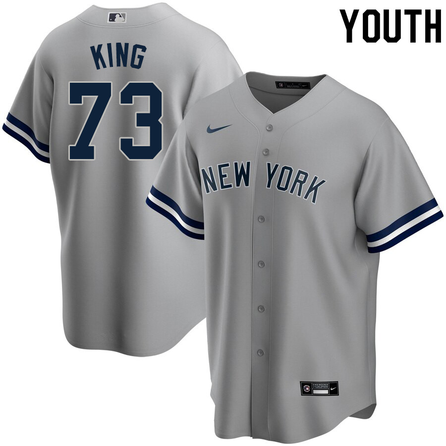 2020 Nike Youth #73 Michael King New York Yankees Baseball Jerseys Sale-Gray